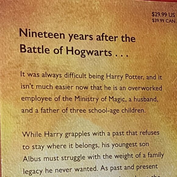 Harry Potter and the Cursed Child Parts 1 and 2 Special Rehearsal Edition Script - Picture 10 of 16